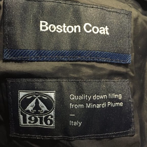 PESPOW LONG PUFFER BOSTON COATS SIZE M - Picture 7 of 8
